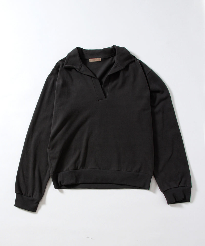 Half placket long sleeve