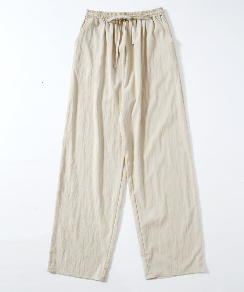 Loose fit  Short sleeves SHRT &  natural RELAX PANTS