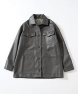Boxy Leather Jacket