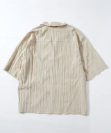 Loose fit  Short sleeves SHRT &  natural RELAX PANTS