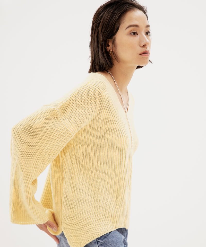 Loose fit KNIT TOPS