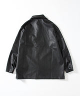 Boxy Leather Jacket
