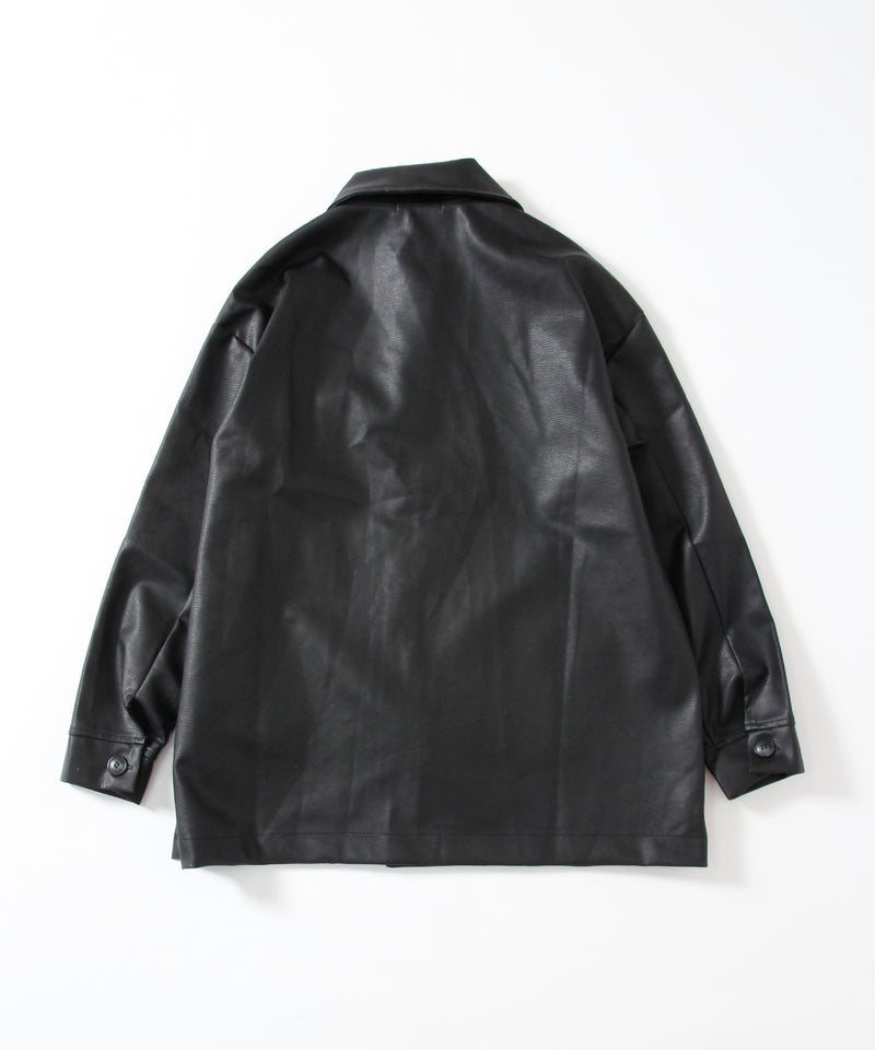 Boxy Leather Jacket
