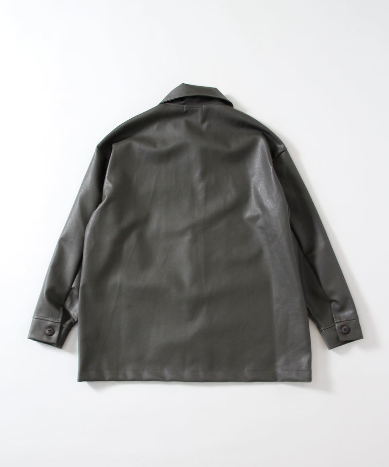Boxy Leather Jacket