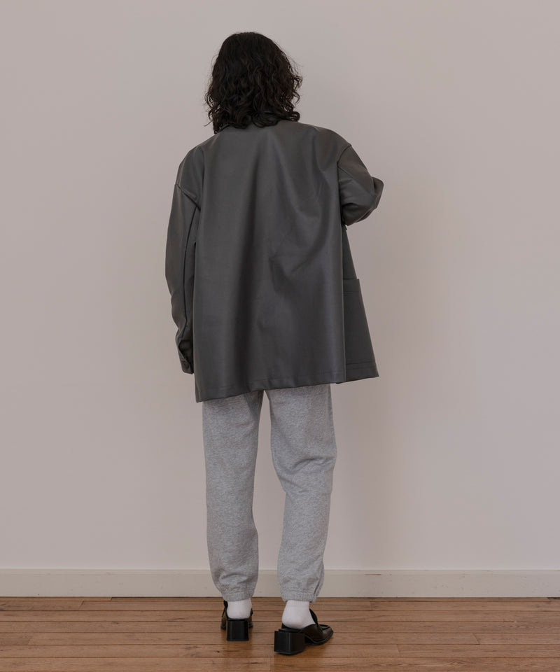 Boxy Leather Jacket