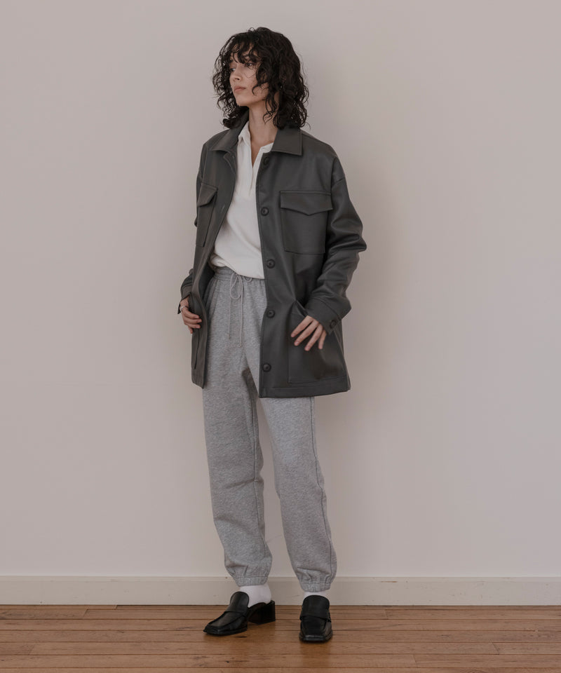 Boxy Leather Jacket