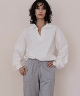 Half placket long sleeve