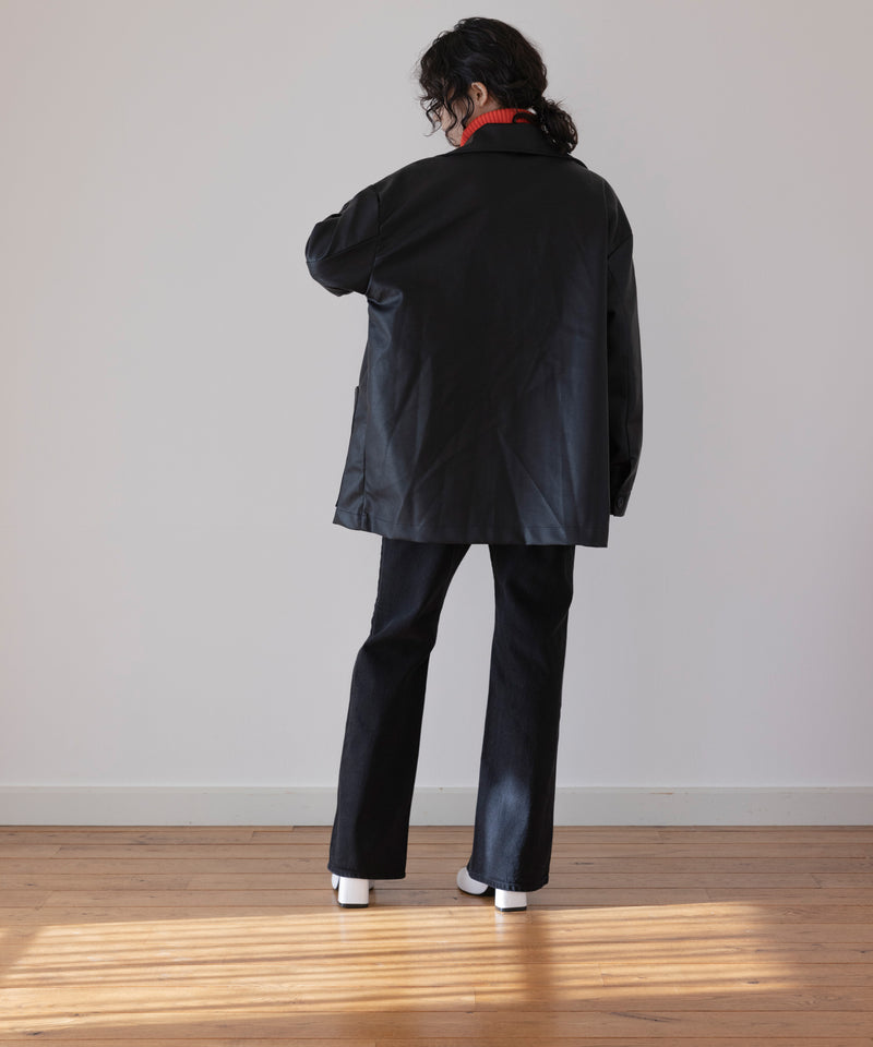 Boxy Leather Jacket