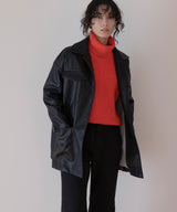 Boxy Leather Jacket