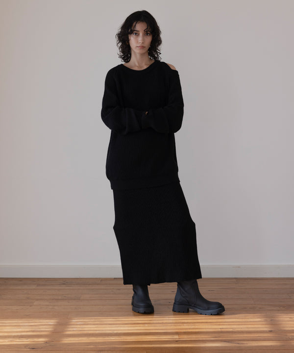 rib knit set up