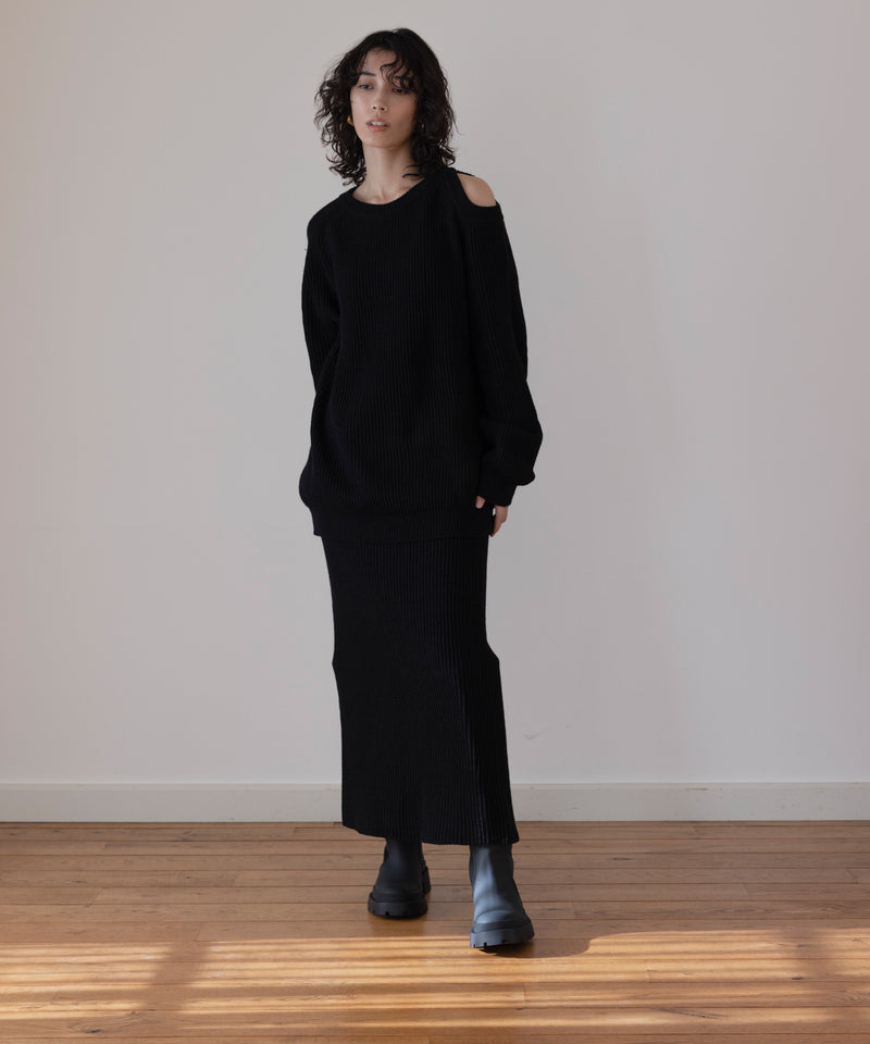 rib knit set up