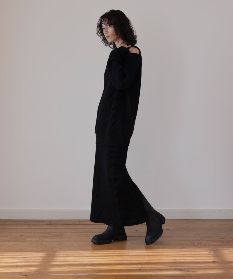 rib knit set up