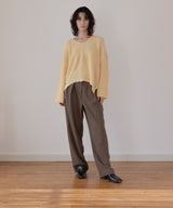 Loose fit KNIT TOPS