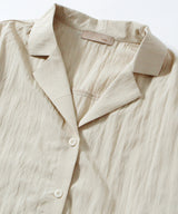Loose fit  Short sleeves SHRT &  natural RELAX PANTS