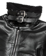 BLACK Mouton jacket