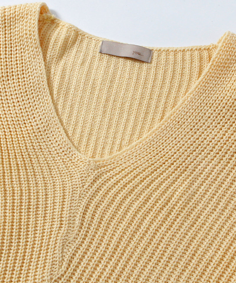Loose fit KNIT TOPS
