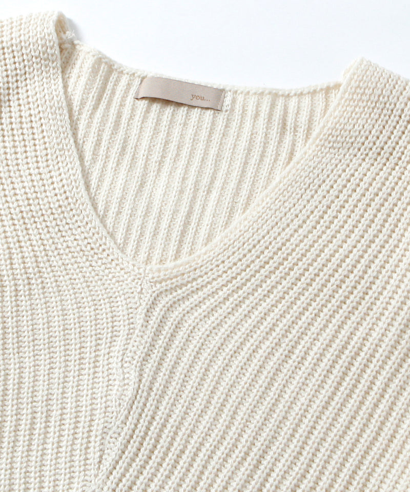 Loose fit KNIT TOPS