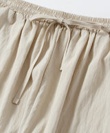 Loose fit  Short sleeves SHRT &  natural RELAX PANTS