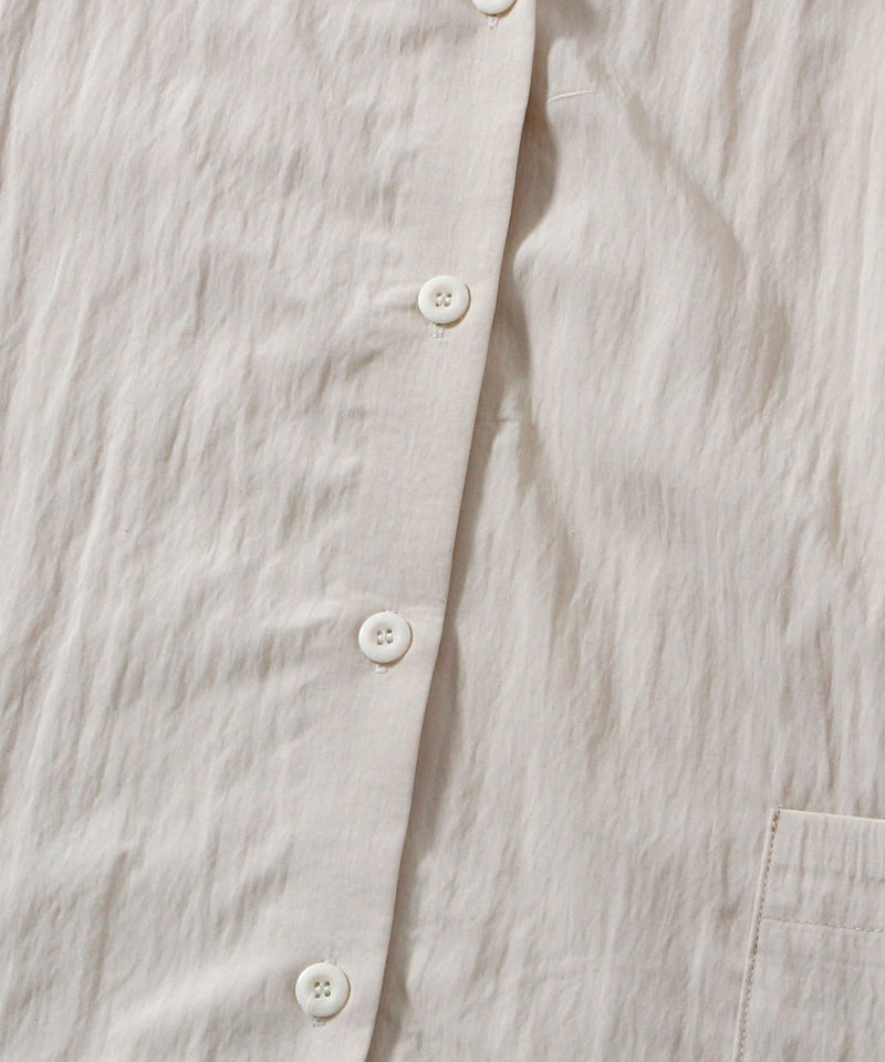 Loose fit  Short sleeves SHRT &  natural RELAX PANTS