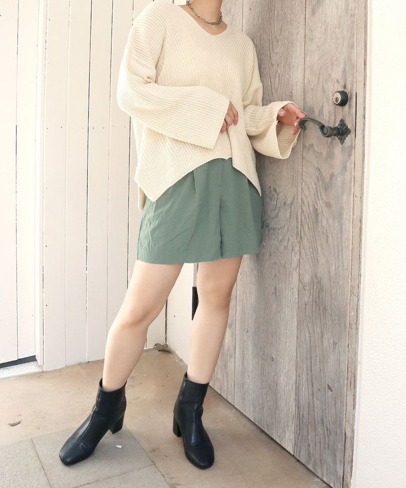 Loose fit KNIT TOPS