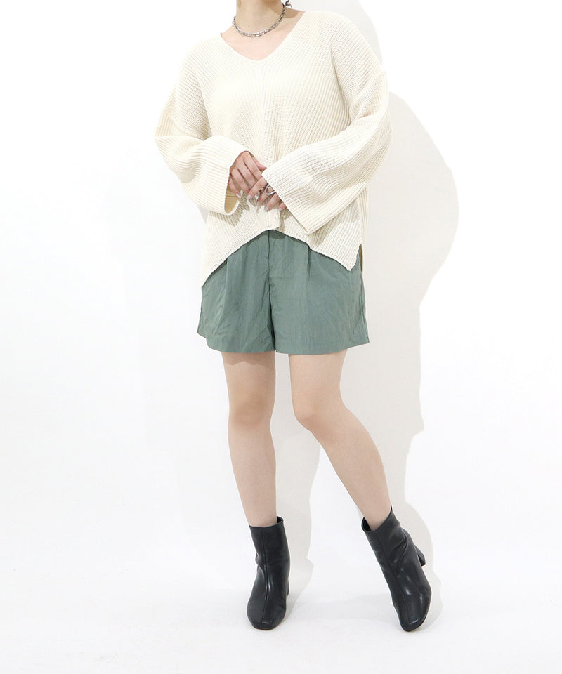 Loose fit KNIT TOPS