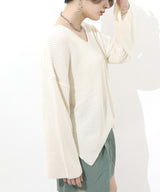 Loose fit KNIT TOPS