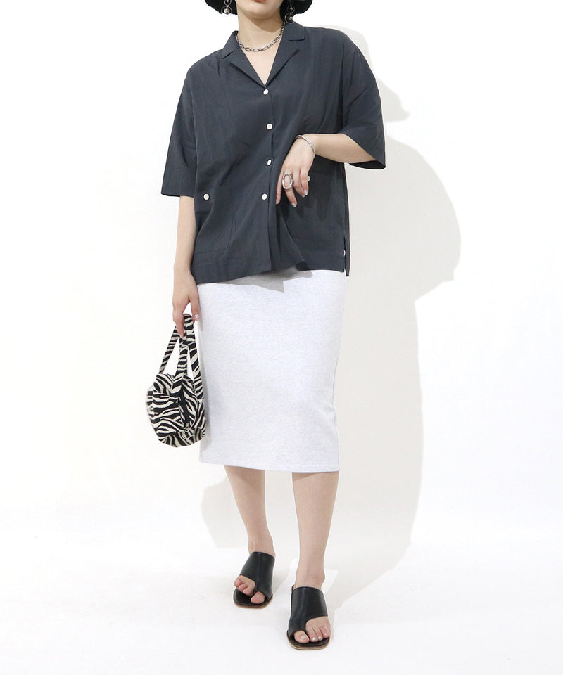 Loose fit  Short sleeves SHRT &  natural RELAX PANTS