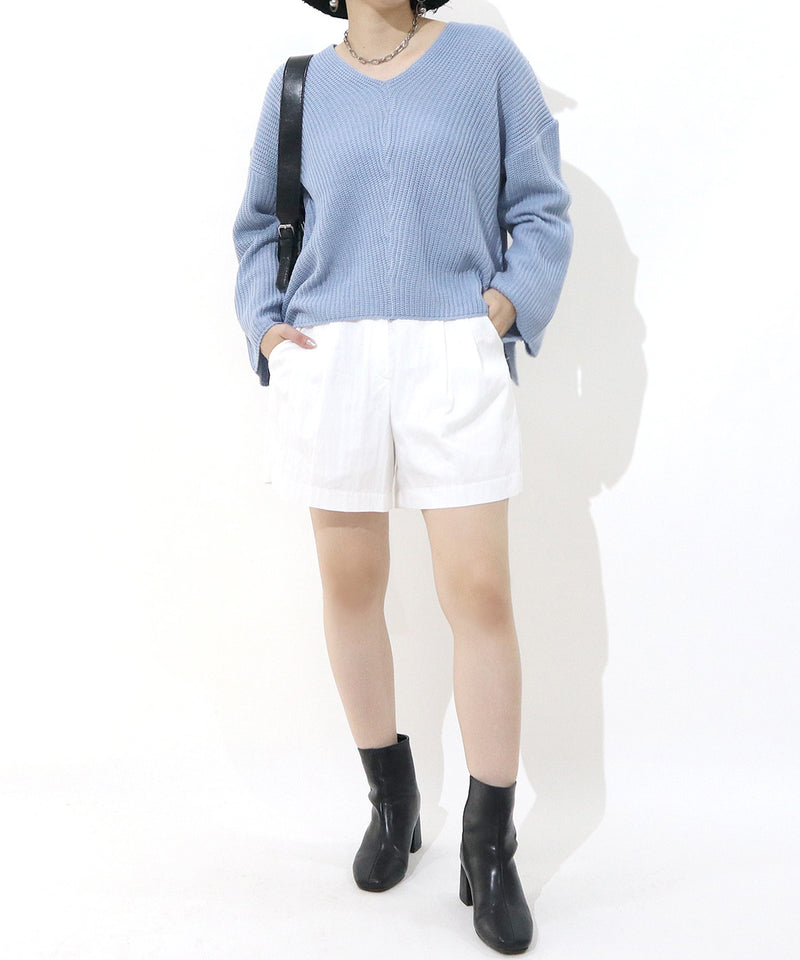 Loose fit KNIT TOPS