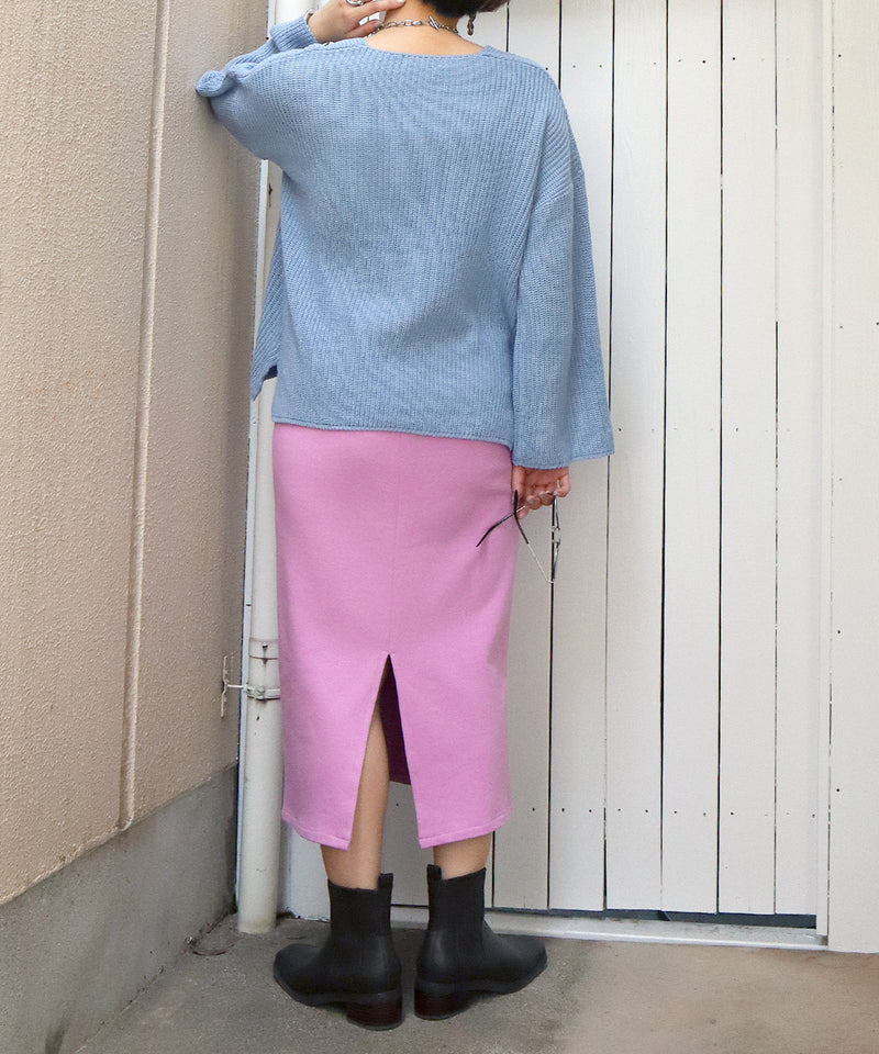 Loose fit KNIT TOPS