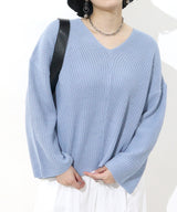 Loose fit KNIT TOPS