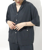 Loose fit  Short sleeves SHRT &  natural RELAX PANTS